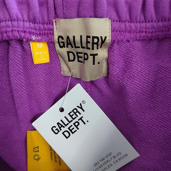 Gallery Dept Purple Joggers Sweatpants Unisex - Picture 9 of 10